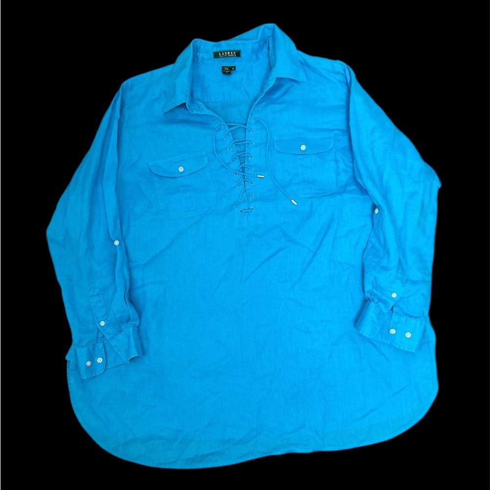 Ralph Lauren Blue Casual Shirt Lightweight